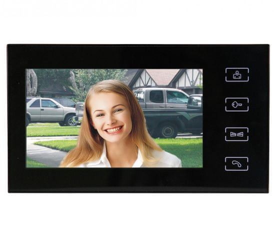 Emos barvni videodomofon RL-10, črni (H1114) - odprta embalaža