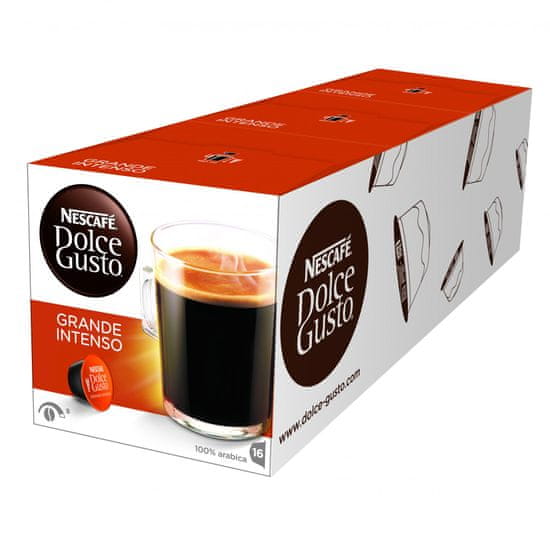 NESCAFÉ kavne kapsule Dolce Gusto Grande Intenso, trojno pakiranje - Odprta embalaža