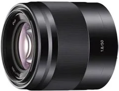 Sony objektiv SEL 50 mm F1,8, črn