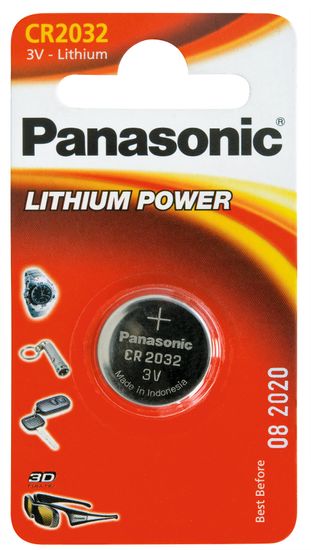 Panasonic baterija CR-2032L, 1 kos