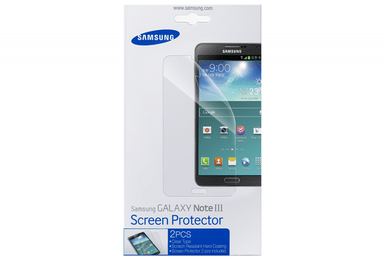 Samsung zaščitna folija ET-FN900CTEGWW za Galaxy Note 3, 2 kosa