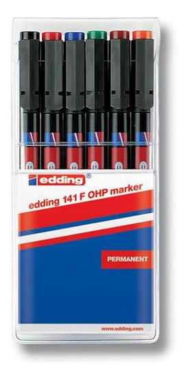 Edding Set marker OHP E-141, 0,6 mm, set 6