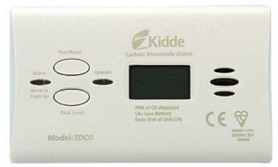 Kidde detektor ogljikovega monoksida 7DCO - Odprta embalaža