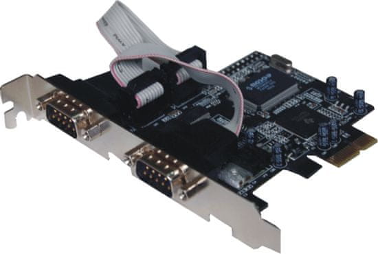 ST Lab PCI Express razširitvena kartica ST-Lab I-360 2 x serijska vrata ...