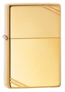 Zippo Vžigalnik Vintage Slashes High Polish Brass