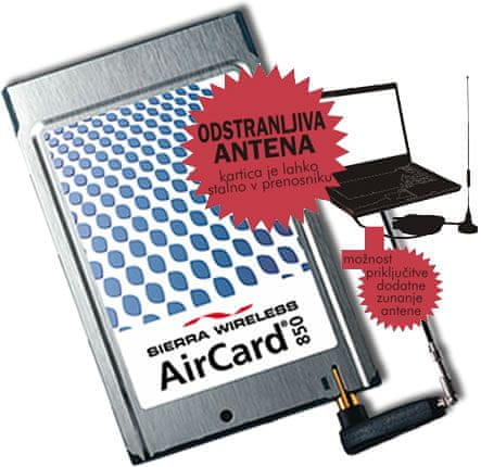 Sierra Wireless Mobilna PCMCIA mrežna kartica AirCard 850