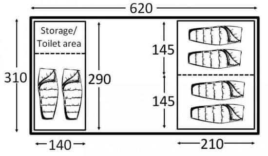 Kampa cheap watergate 6