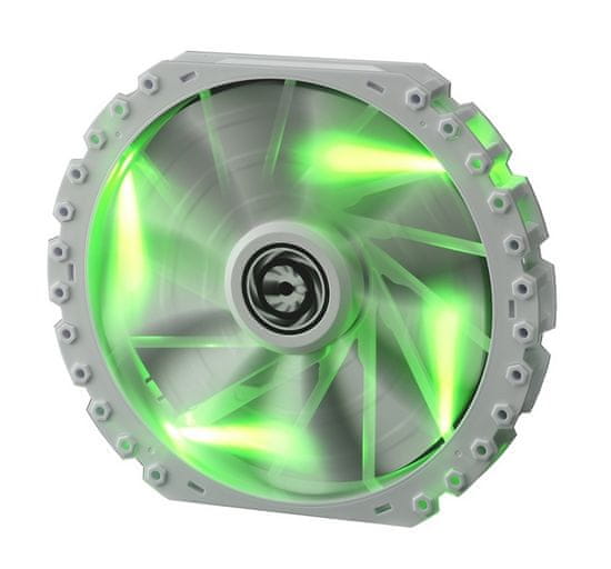 BitFenix Ventilator za ohišje Spectre PRO, 230 mm, belo-zelen