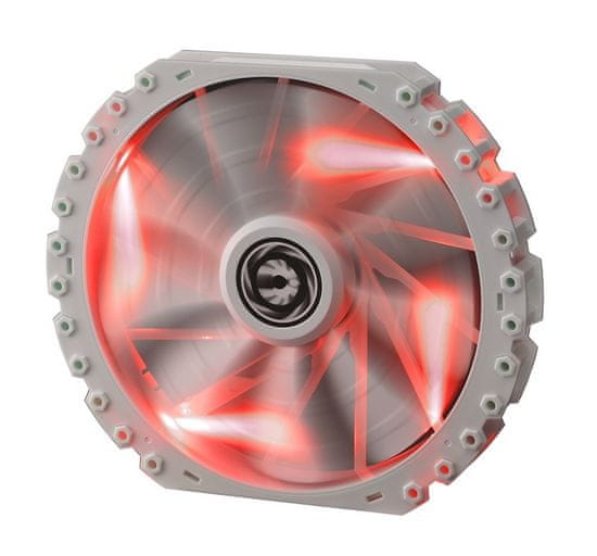 BitFenix Ventilator za ohišje Spectre PRO, 230 mm, belo-rdeč