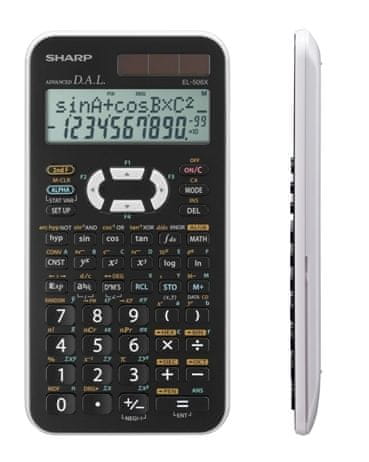 Sharp Tehnični kalkulator EL-506XWH, bel