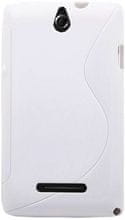 Silikon Case Ovitek za Sony Xperia E (C1605), bel