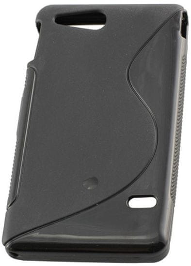 Silikon Case ovitek za Sony Xperia P (T22i), črn