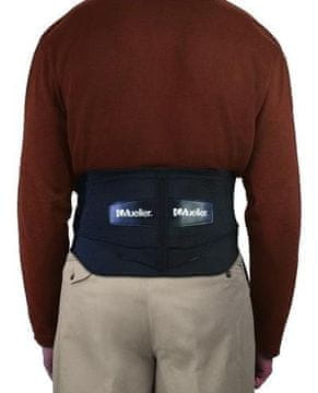 Mueller ledveni pas za hrbet, črn (255), REG - Odprta embalaža