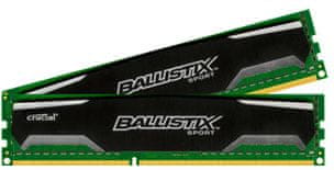 Crucial Pomnilnik (RAM) Ballistix Sport DDR3 2x 8 GB 1600 MHz (BLS2CP8G3D1609DS1S00CEU)