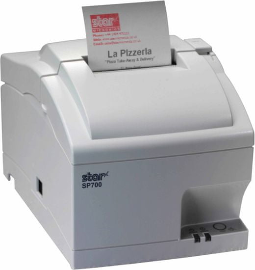 Star Matrični tiskalnik SP742D, bel, serijski, avtomatski rezalnik