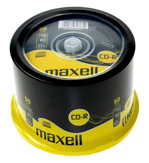 Maxell CD-R medij 700MB 52x 50 na osi