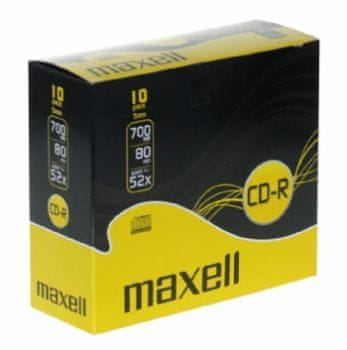 Maxell CD-R medij 700MB XL 52x, 10 kosov