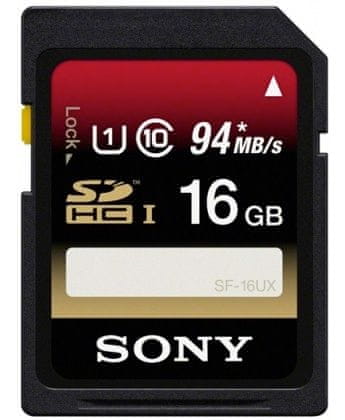 Sony Secure digital (SDHC) kartica SF-16UX 16 GB (Class 10)
