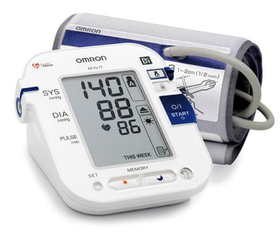 Omron Nadlaktni merilnik krvnega tlaka in srčnega utripa M10 IT