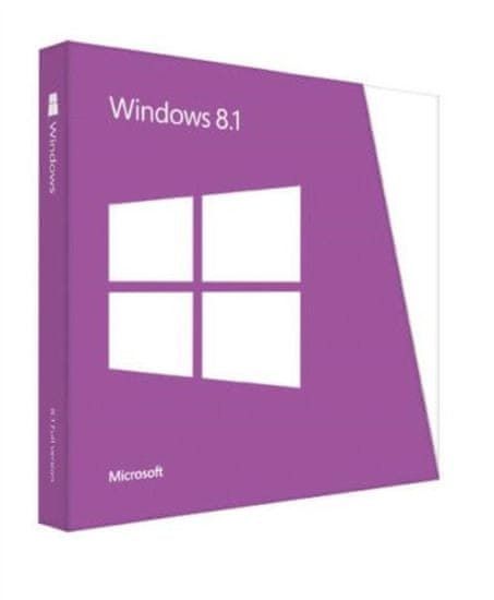 Microsoft Windows 8.1 FPP, 32/64-bitni, slovenski, DVD (WN7-00942)