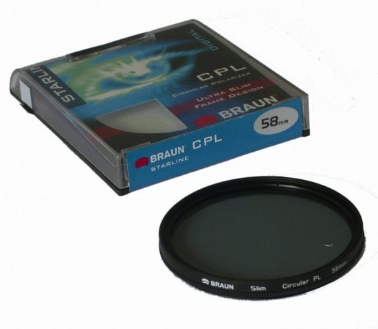 BRAUN filter polarizacijski Braun Starline 14242, 58 mm