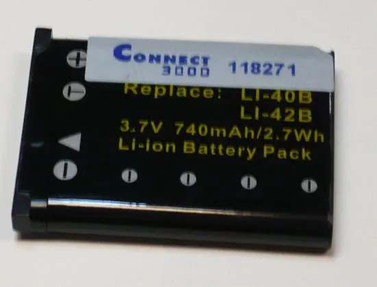 Connect Baterija CONNECT LI-40B, LI-42B - Odprta embalaža