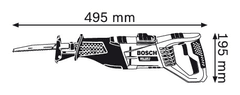 BOSCH Professional sabljasta žaga GSA 1100 E (060164C800)