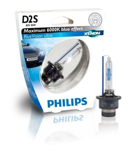 Philips žarnica 85V-D2S UB-35W Xenon BlueVision Ultra