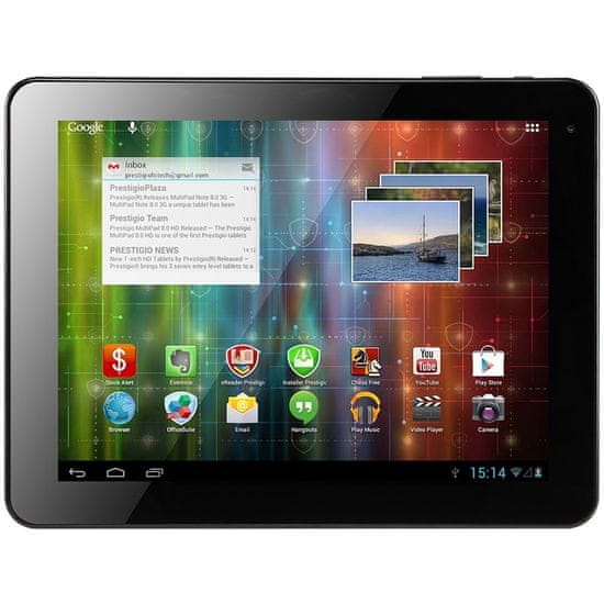 Prestigio Tablični računalnik MultiPad 4 Quantum 9.7, črn (PMP5297C_QUAD)