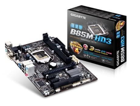 Gigabyte matična plošča GA-B85M-HD3, LGA1150 mATX