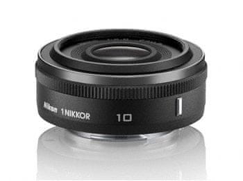 Nikon Objektiv 1 NIKKOR 10 mm f/2,8, črn