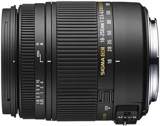Sigma Objektiv 18-250 mm F3,5-6,3 DC OS N/AF HSM Macro za Nikon