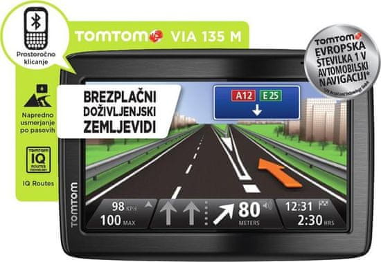 TomTom Prenosni navigacijski sistem Via 135 M EU