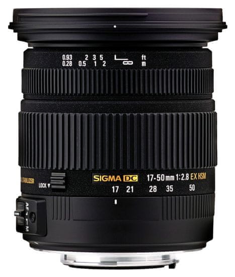 Sigma Objektiv 17-50 mm F2.8 EX HSM DC OS za Nikon