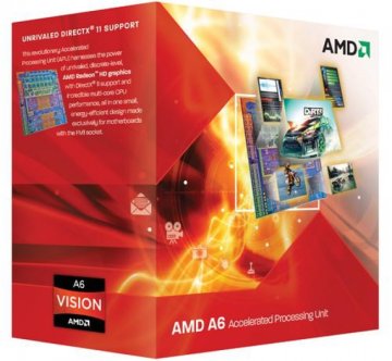 AMD Procesor Fusion A6-3650 2,6 GHz Box, FM1