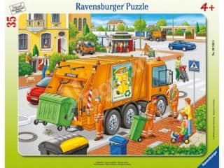 Ravensburger sestavljanka Kako se zbirajo smeti, 35delov (6346)