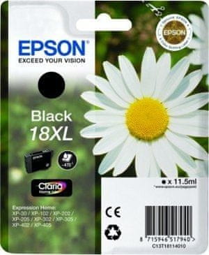 Epson Kartuša T1811 XL Black, 470 strani