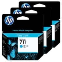 HP komplet treh kartuš Designjet 711, cyan (CZ134A)