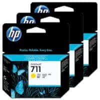 HP komplet kartuš #711 rumena (CZ136A)