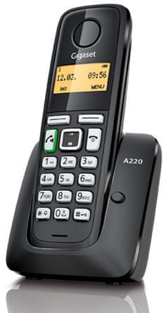 Gigaset brezvrvični telefon A220, Odprta embalaža