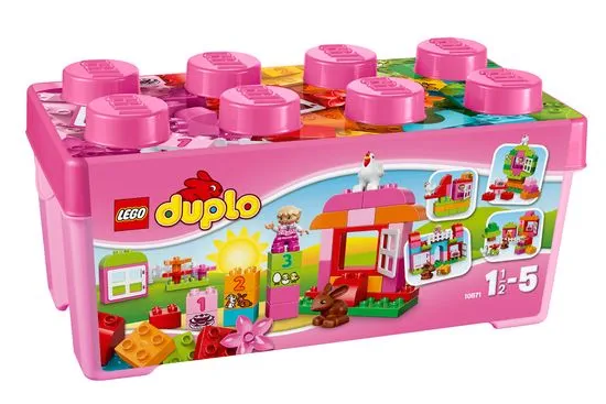LEGO Duplo 10571 Rožnata škatla za zabavo vse v enem