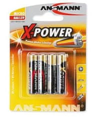 Baterije X-Power Micro 4x AAA