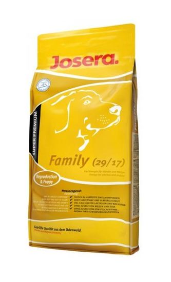 Josera hrana za breje psice in mladiče Family, 15 kg