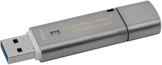 Kingston 16GB USB 3.0 DataTraveler Locker + G3 spominski ključek DTLPG3