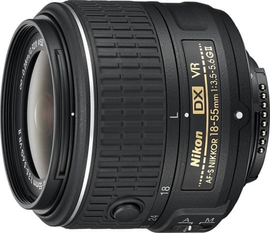 Nikon objektiv AF-S DX Nikkor 18-55 mm/3,5-5,6G VRII