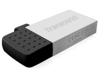 Transcend USB ključ Micro, 8 GB, srebrn (TS8GJF380S)