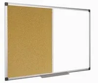 Bi-Office kombinirana tabla magnet in pluta, 45 x 60 cm