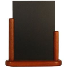 Securit Namizna črna kredna tabla Elegant, lesen okvir, 15 x 21 cm