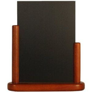 Securit Namizna črna kredna tabla Elegant, lesen okvir, 21 x 30 cm