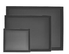 Securit črna kredna tabla Woody, črni okvir, 60 x 80 cm